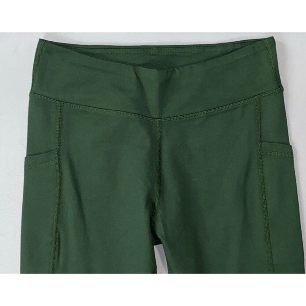 Pact Women's On the Go Pocket Legging Fitted Athletic Pants. Green, XXXL, NEW! - Picture 6 of 8